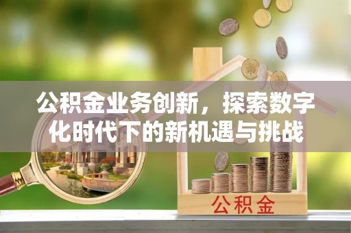 铁岭公积金业务创新，探索数字化时代下的新机遇与挑战