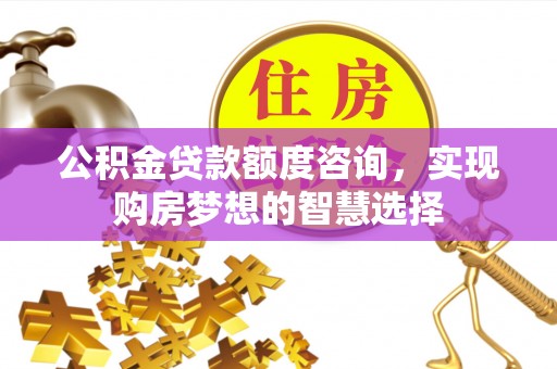 铁岭公积金贷款额度咨询，实现购房梦想的智慧选择