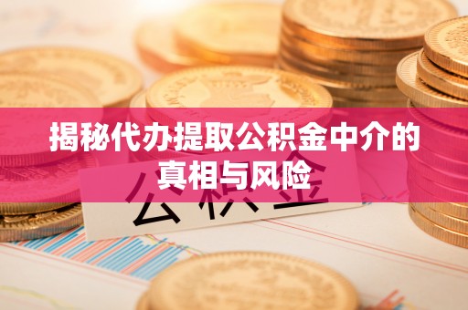 铁岭揭秘代办提取公积金中介的真相与风险