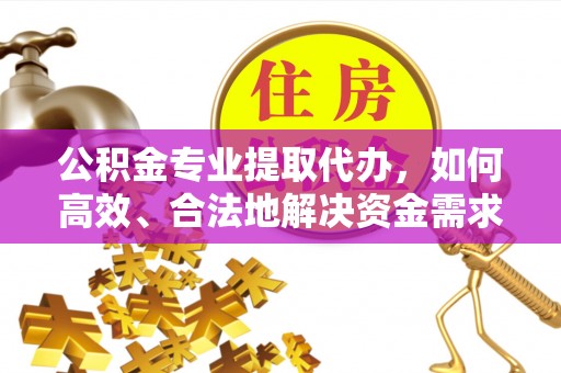铁岭公积金专业提取代办，如何高效、合法地解决资金需求？