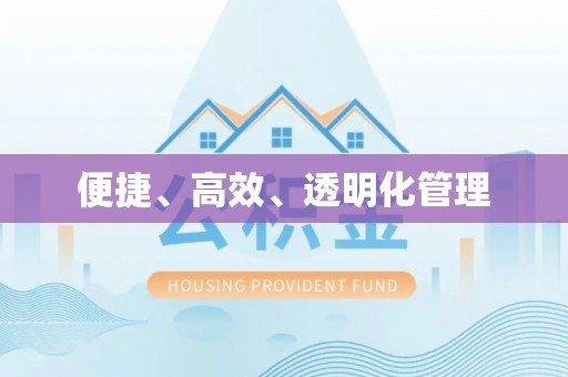 铁岭便捷、高效、透明化管理