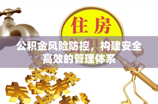 铁岭公积金风险防控，构建安全高效的管理体系
