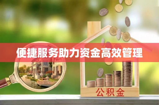 铁岭便捷服务助力资金高效管理